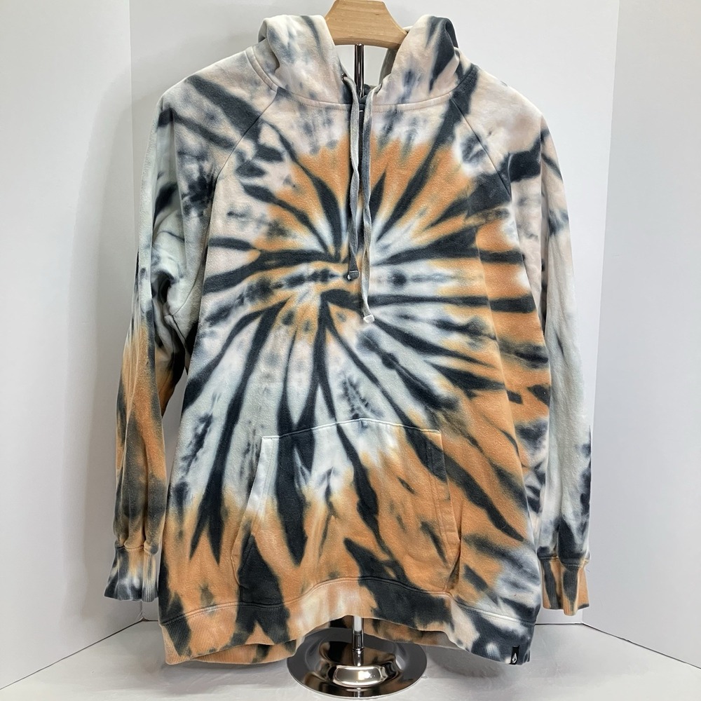 Volcom‎ x NETFLIX Womens Tie Dye OBX Outer Banks Hoodie Sweatshirt Size M